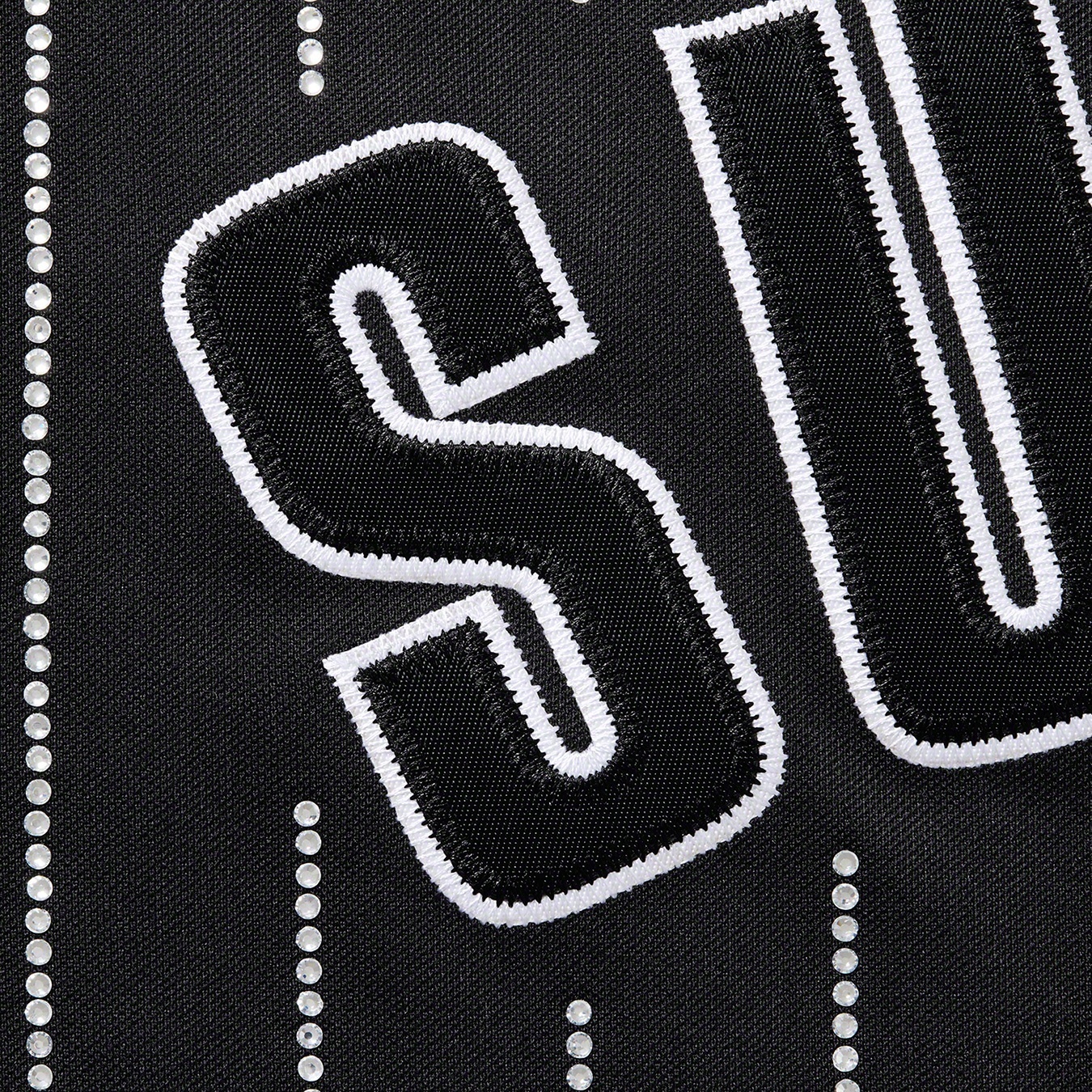 Rhinestone Stripe Baseball Jersey view 12